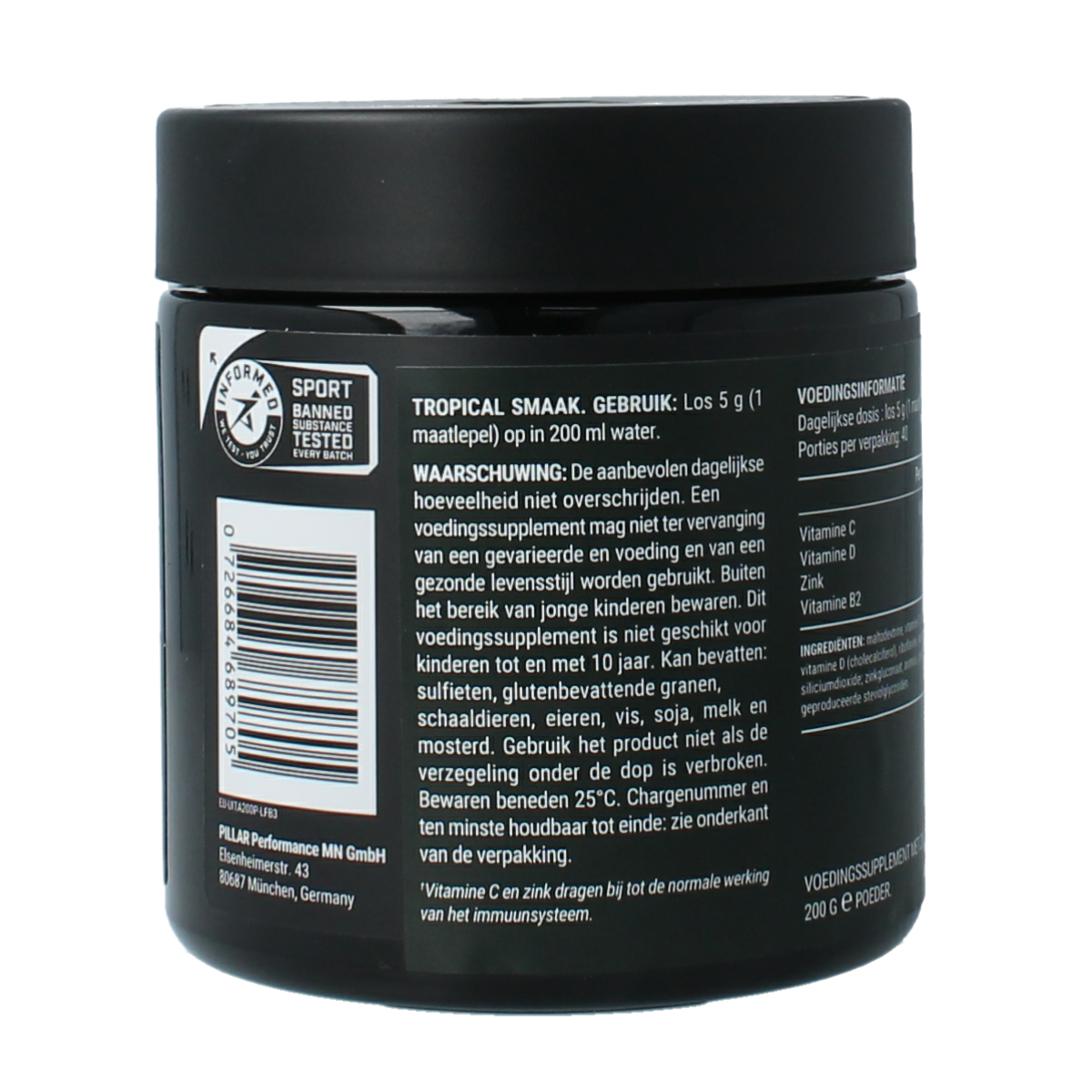 PILLAR Ultra immune C tropical pot 200.00 Gram