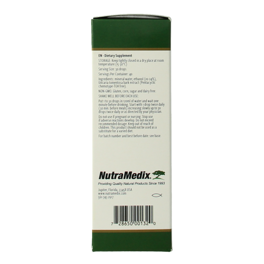 Nutramedix Samento cat's claw TOA vrij 60 Milliliter