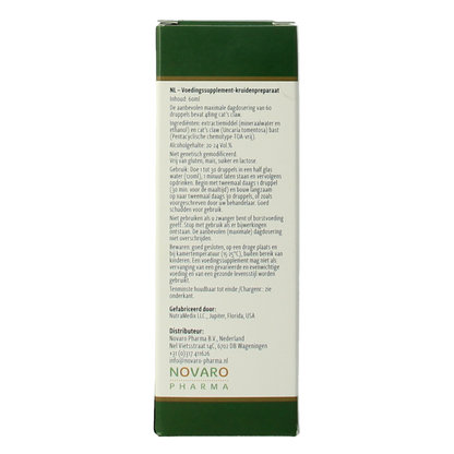 Nutramedix Samento cat's claw TOA vrij 60.00 Milliliter