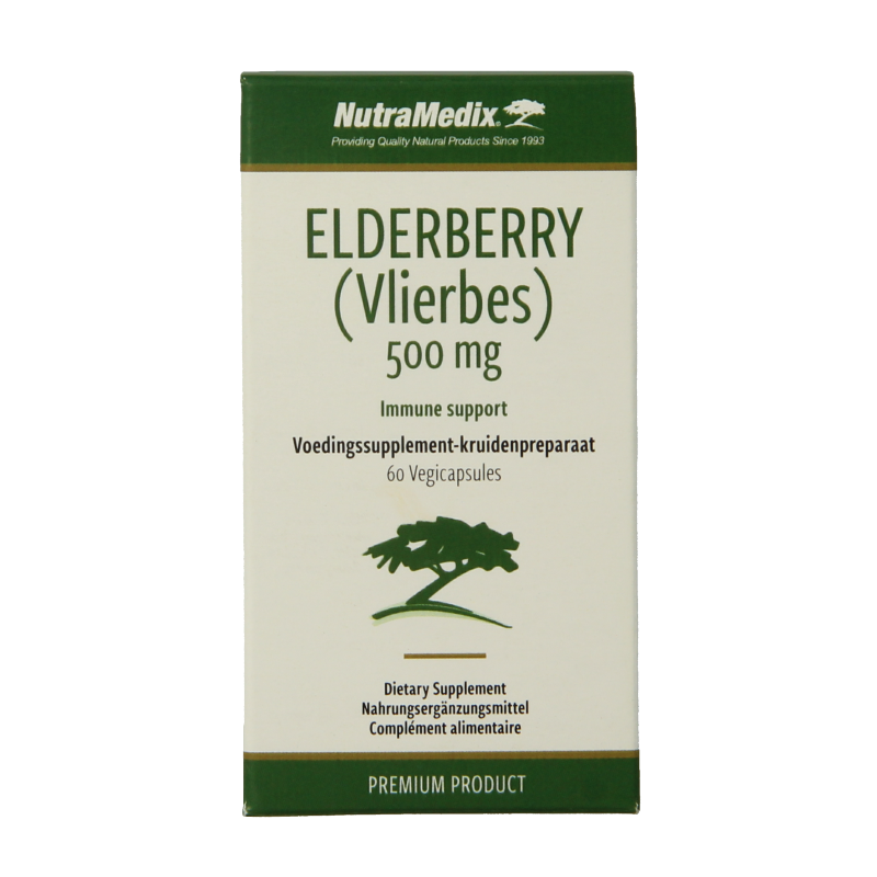 Nutramedix Vlierbes elderberry 60 Capsules
