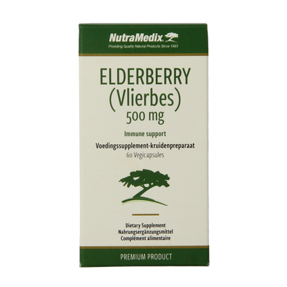 Nutramedix Vlierbes elderberry 60.00 Capsules