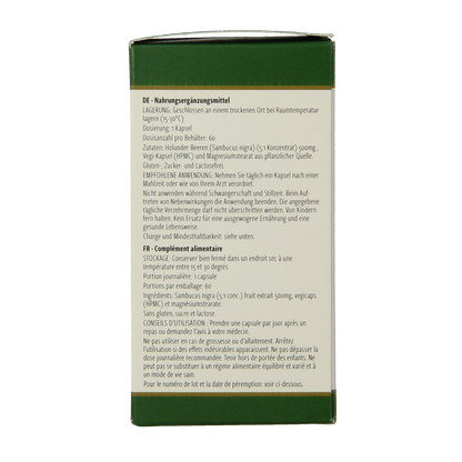 Nutramedix Vlierbes elderberry 60.00 Capsules