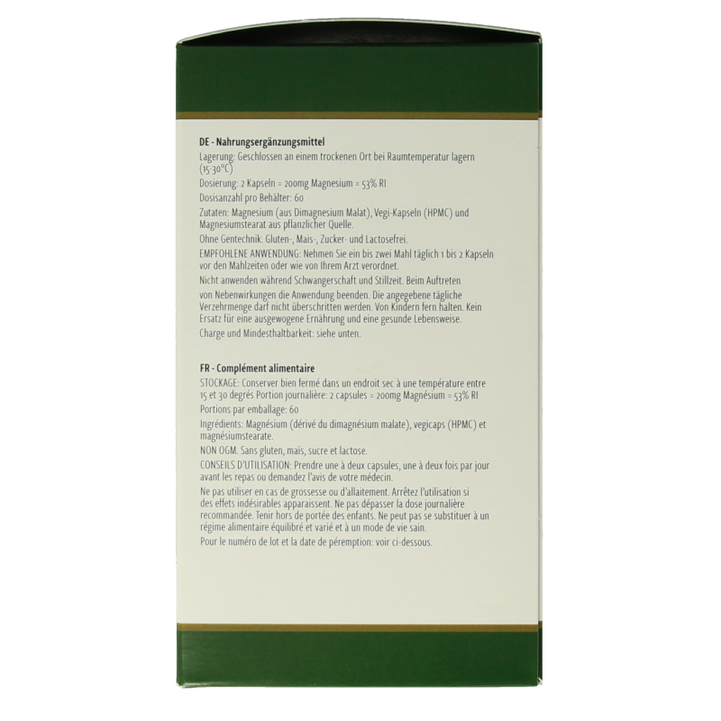 Nutramedix Magnesium malaat 120 Vegetarische capsules