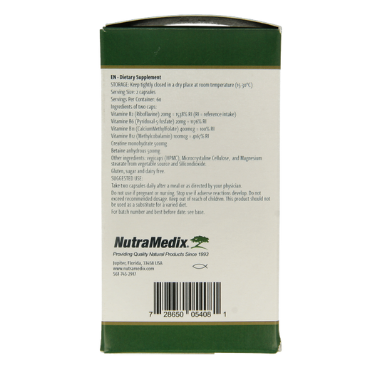 Nutramedix Methyl compleet 120 Vegetarische capsules