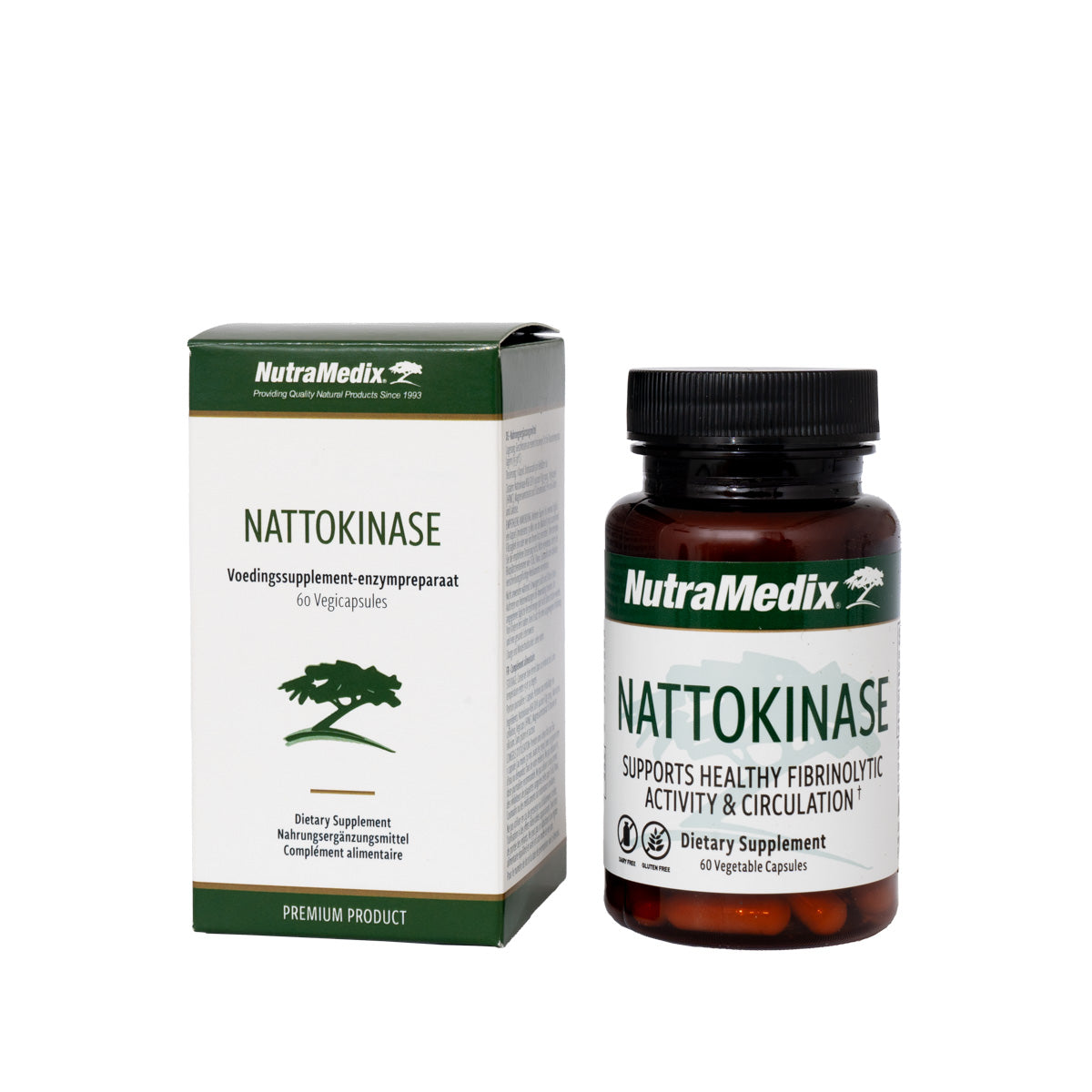Nutramedix Nattokinase zonder vitamine K 60 Capsules