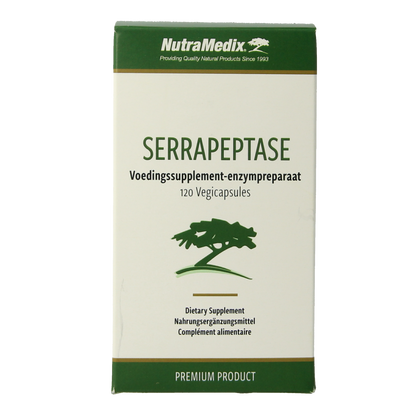 Nutramedix Serrapeptase 120.00 Vegetarische capsules