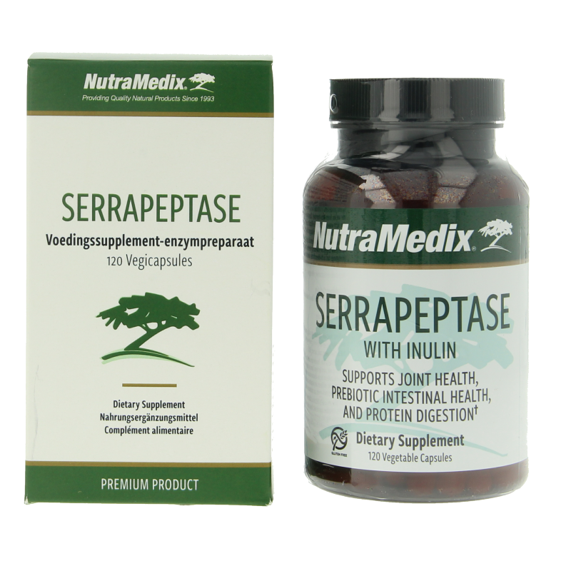 Nutramedix Serrapeptase 120 Vegetarische capsules