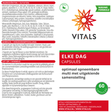 Vitals Elke Dag Capsules 60.00 Capsules