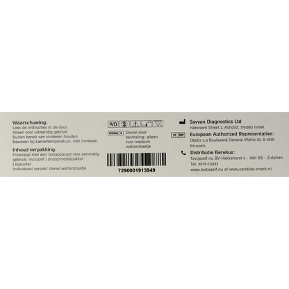 Savyon Diagnosti Savycheck candida zelftest 1.00 Stuks