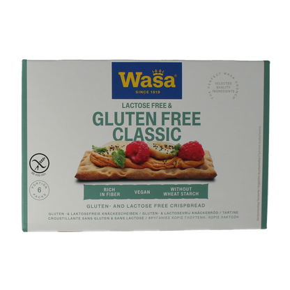 Wasa Knackebrod classic glutenvrij 6 x 40 gram 240.00 Gram