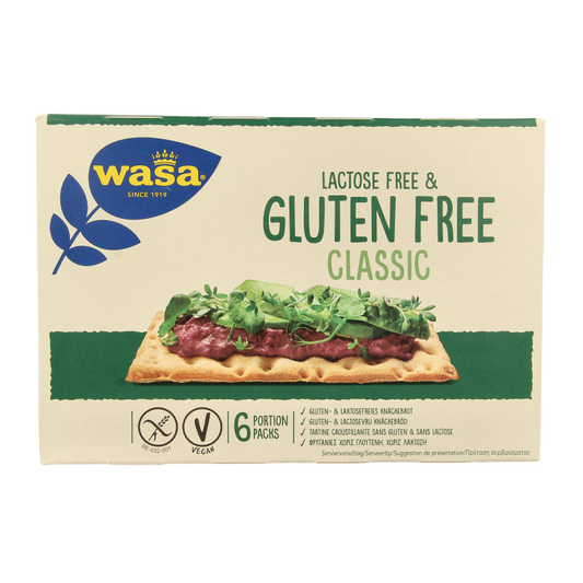 Wasa Knackebrod classic glutenvrij 6 x 40 gram 240 Gram