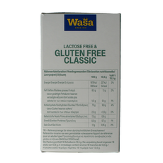 Wasa Knackebrod classic glutenvrij 6 x 40 gram 240 Gram