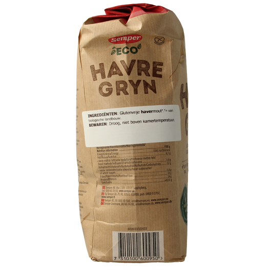 Semper Havermout vlokken glutenvrij bio 1 Kilogram