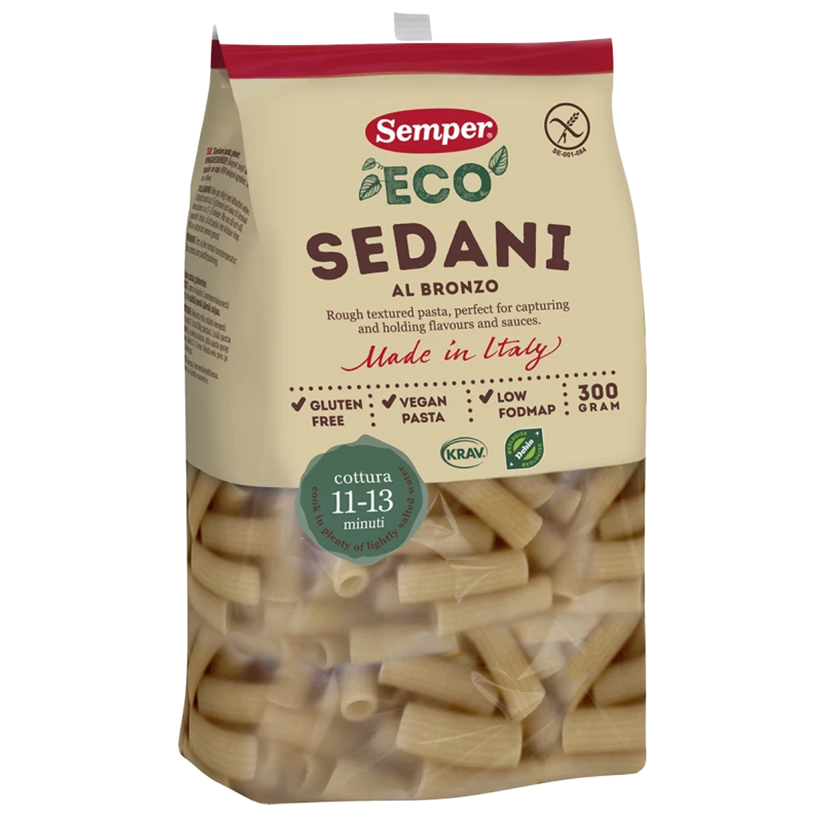 Semper Penne glutenvrij bio  300 Gram