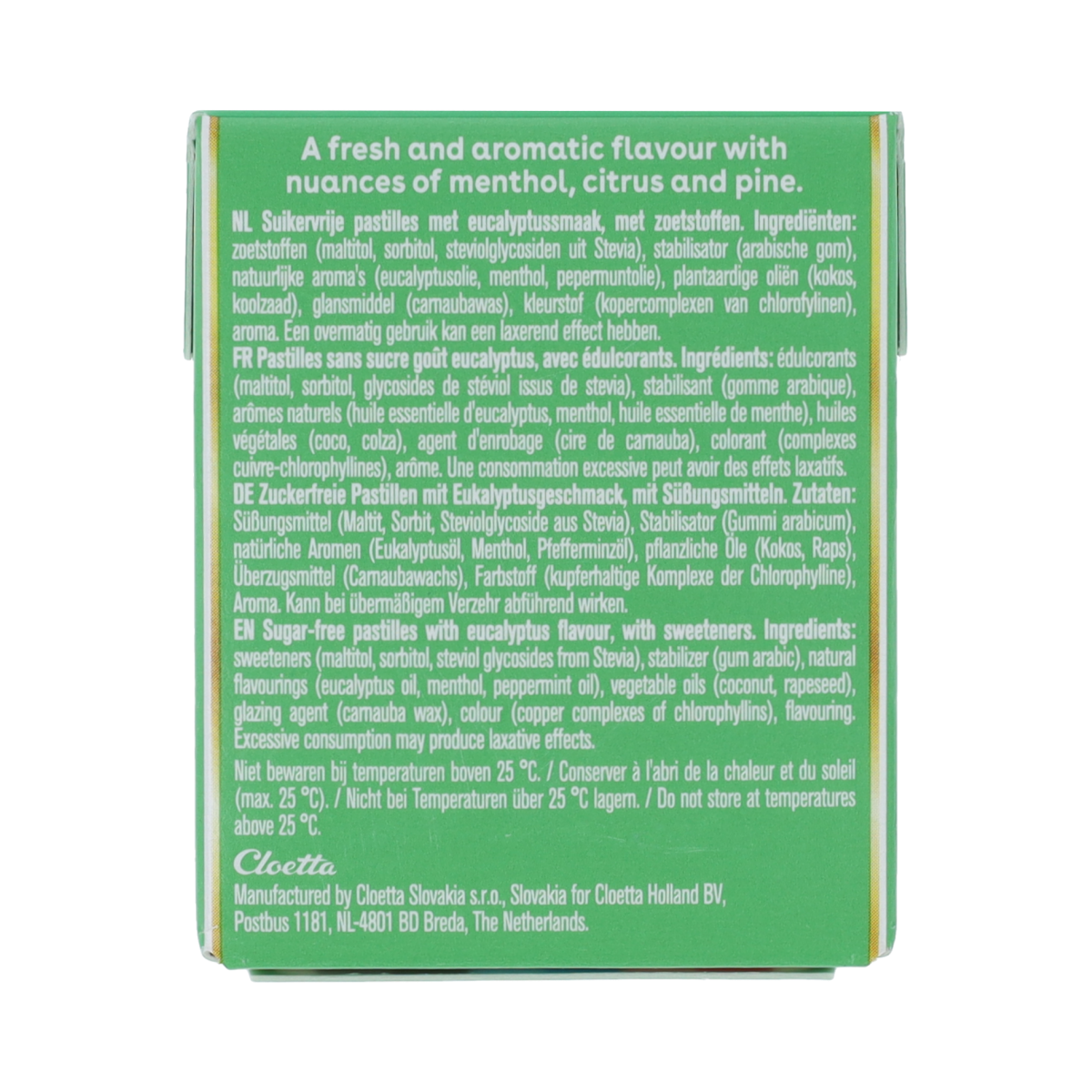 Lakerol Läk Clas Eucalyptus 1p 24x25g 25.00 Gram