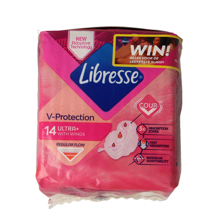 Libresse Ultra normal wing 14.00 Stuks