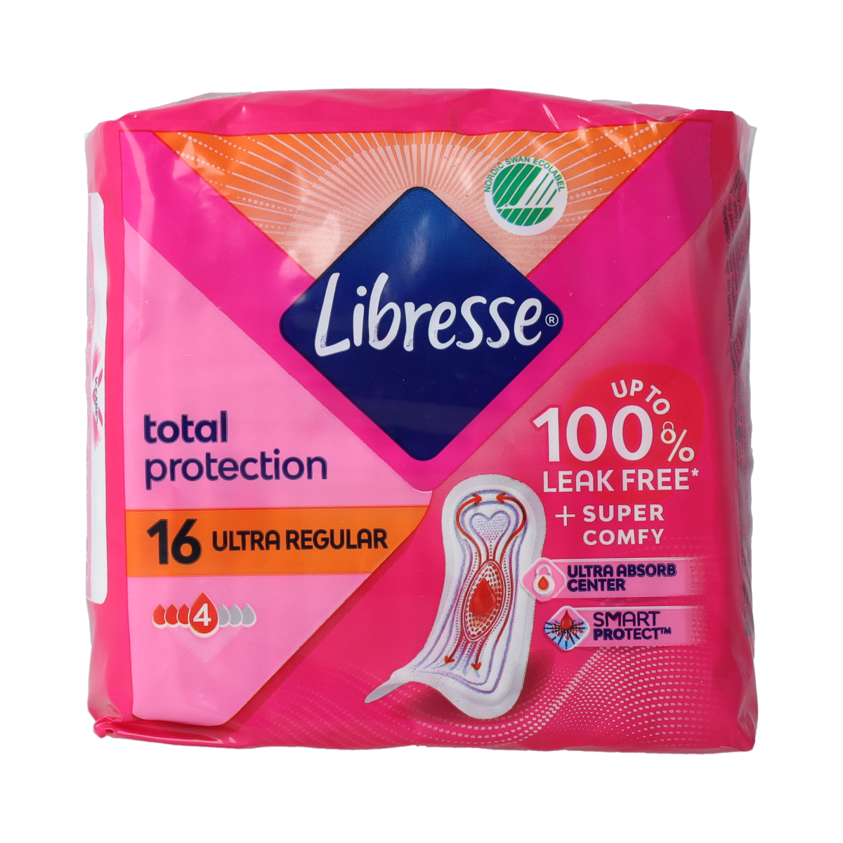 Libresse Ultra thin ultra triple protection 16.00 Stuks