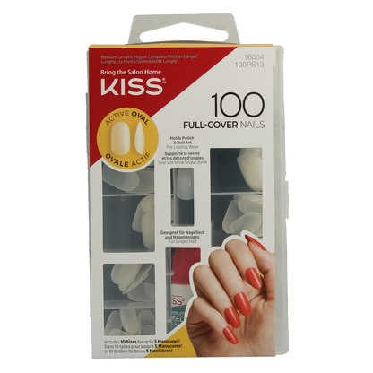 Kiss Full cover nails oval 70.00 Milliliter