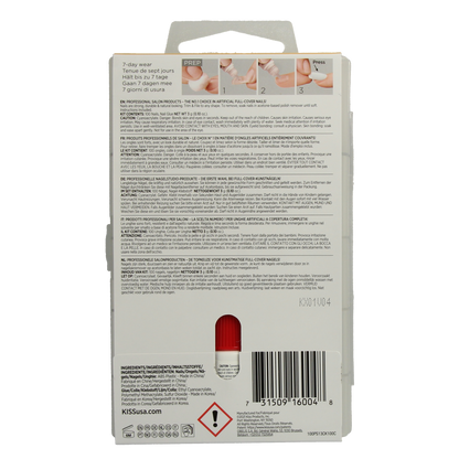 Kiss Full cover nails oval 70.00 Milliliter