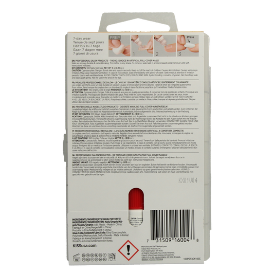 Kiss Full cover nails oval 70 Milliliter