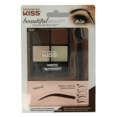 Kiss Beautiful brow kit  1 Stuks