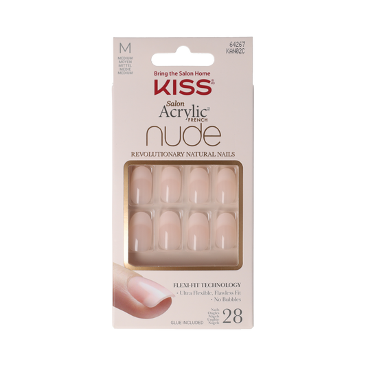Kiss French nude acrylic nails graceful 1.00 Set
