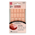 Kiss French nude acrylic nails cashmere 1 Set