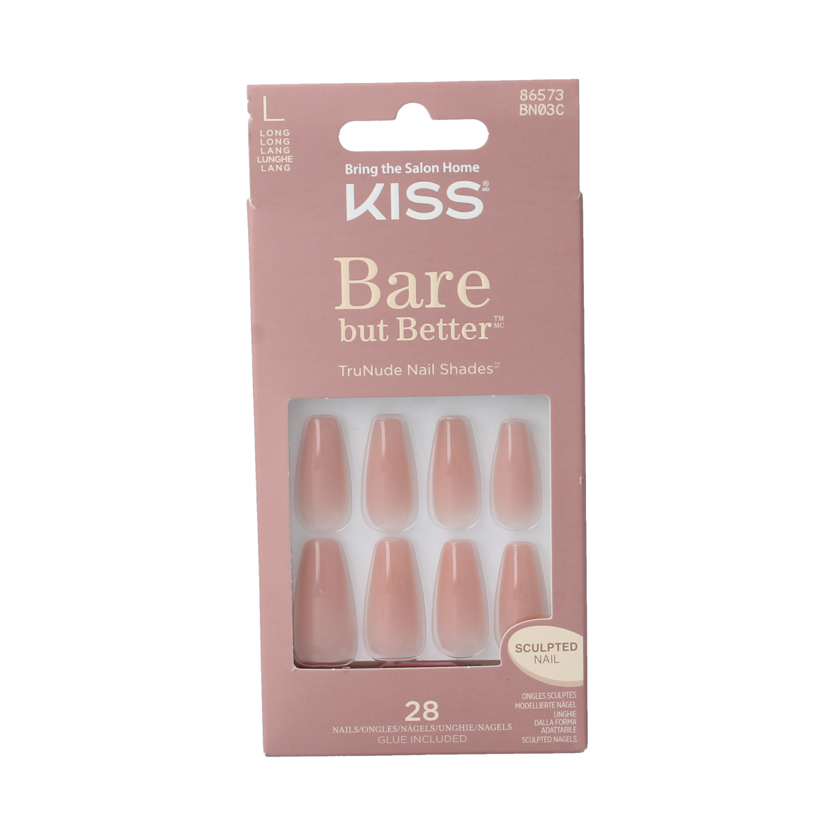 Kiss Bare but better nude glow 1.00 Set