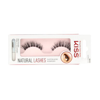 Kiss Kunstwimpers natural gorgeous 1.00 Set