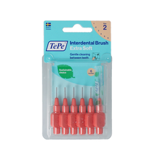 TePe Interdentale rager extra soft licht rood maat 2 6 Stuks