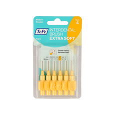 TePe Interdentale rager extra soft licht geel maat 4 6 Stuks