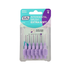 TePe Interdentale rager extra soft licht lila maat 6 6 Stuks