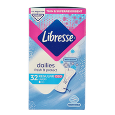 Libresse Inlegkruisjes daily fresh normaal deo fresh 32 Stuks