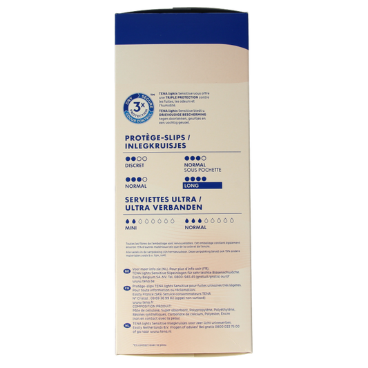 Tena Lights liner long 20 Stuks