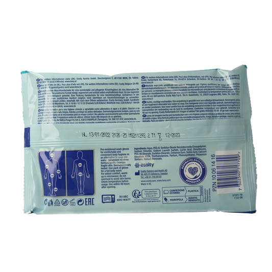 Tena Wetwash glove mild geparfumeerd 5 Stuks