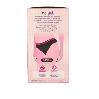 Libresse Inlegkruisjes normaal black 30.00 Stuks