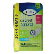 Tena Discreet ultra pads mini 24 Stuks