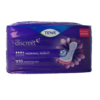 Tena Discreet normal night 10 Stuks