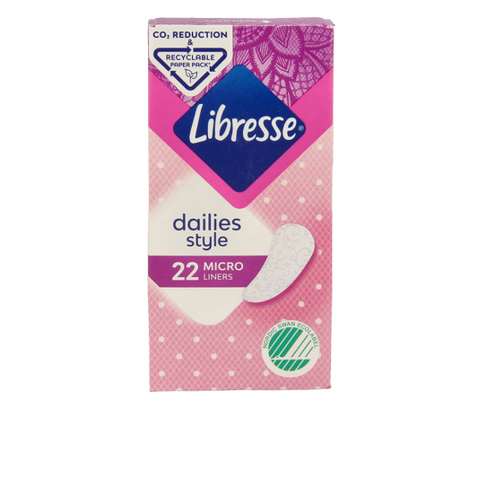 Libresse Inlegkruisjes micro 22 Stuks