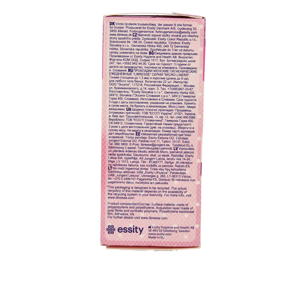 Libresse Inlegkruisjes micro 22.00 Stuks