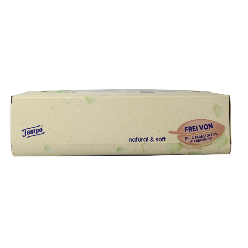 Tempo Tissue box natural & soft 4-laags 90 Stuks