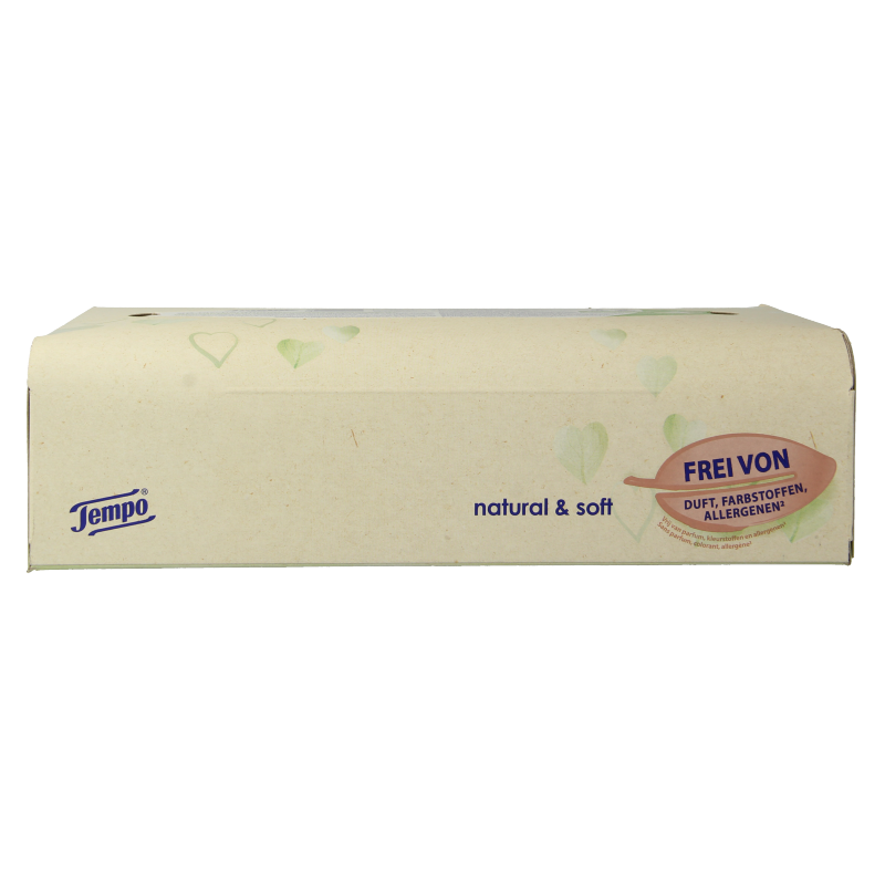 Tempo Tissue box natural & soft 4-laags 90 Stuks