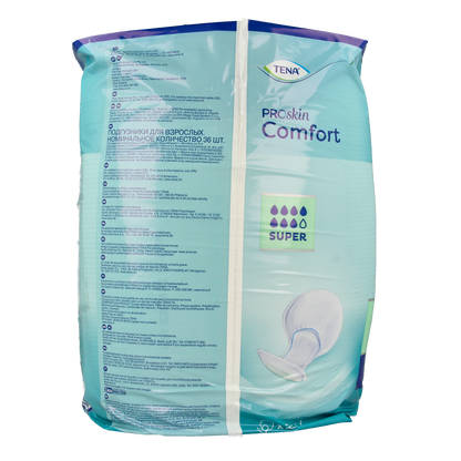 Tena Proskin comfort super 36.00 Stuks