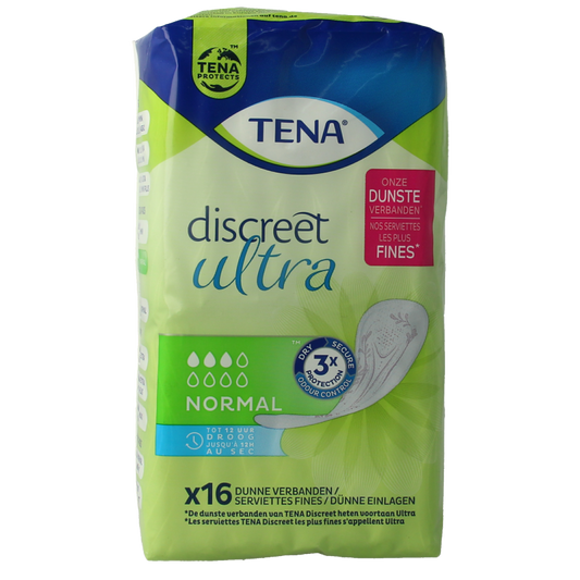Tena Discreet ultra pads normal 16 Stuks