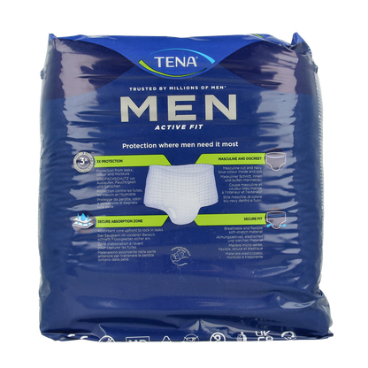 Tena Men active fit pants plus S/M 12.00 Stuks