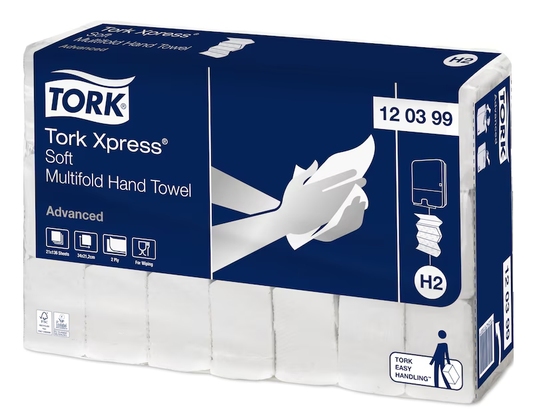 Tork Advanced handdoekjes interfold soft 2856 Stuks
