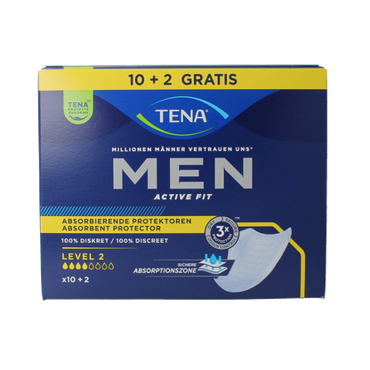 Tena Men active fit L2 12.00 Stuks