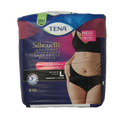 Tena Silhouette plus low waist zwart L 10 Stuks