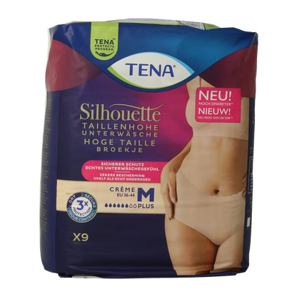 Tena Silhouet plus high waist creme medium 9.00 Stuks