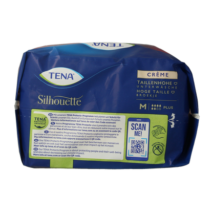 Tena Silhouet plus high waist creme medium 9.00 Stuks
